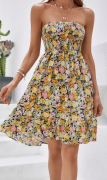 Letní šaty s květy